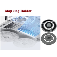 Stable-2 PCS Mop Stand Gray Plastic Mop Cloth Holder Replacement Accessories For Xiaomi Roborock P10 / Q Revo Robot Vacuum Clean
