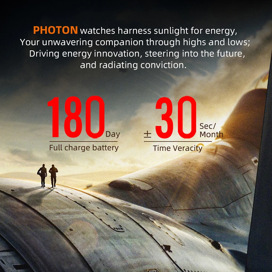 NORTH EDGE PHOTON الرجال ساعة عسكرية رقمية مقاوم للماء 50 متر ساعات المعصم الرياضية للرجال الطاقة الشمسية مضيئة على مدار الساعة البيئية #3