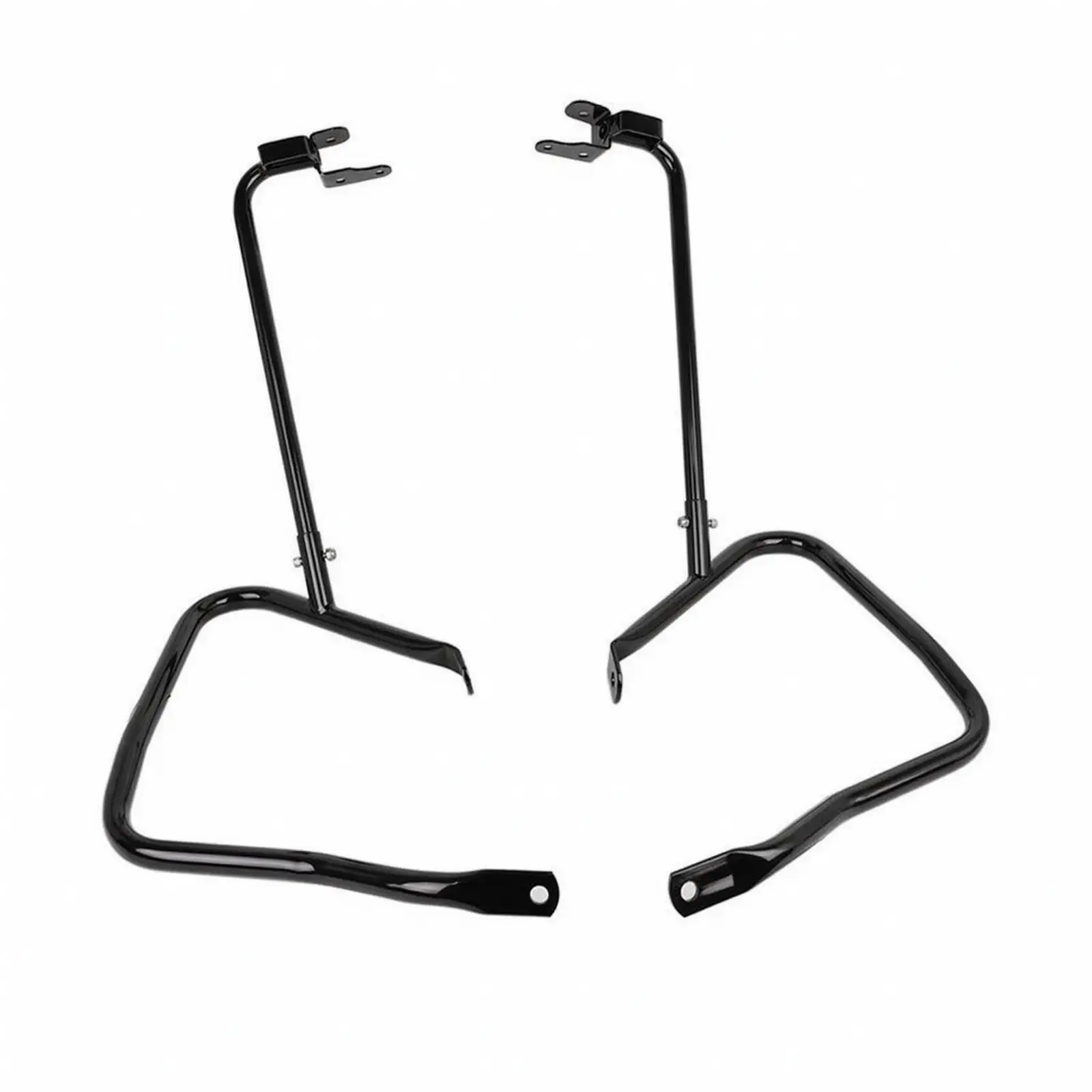 Motorcycle Rear Bumper Bar Metal Guard Rail for Cruiser Touring Motorcycles Heavy Duty Saddlebag Protector