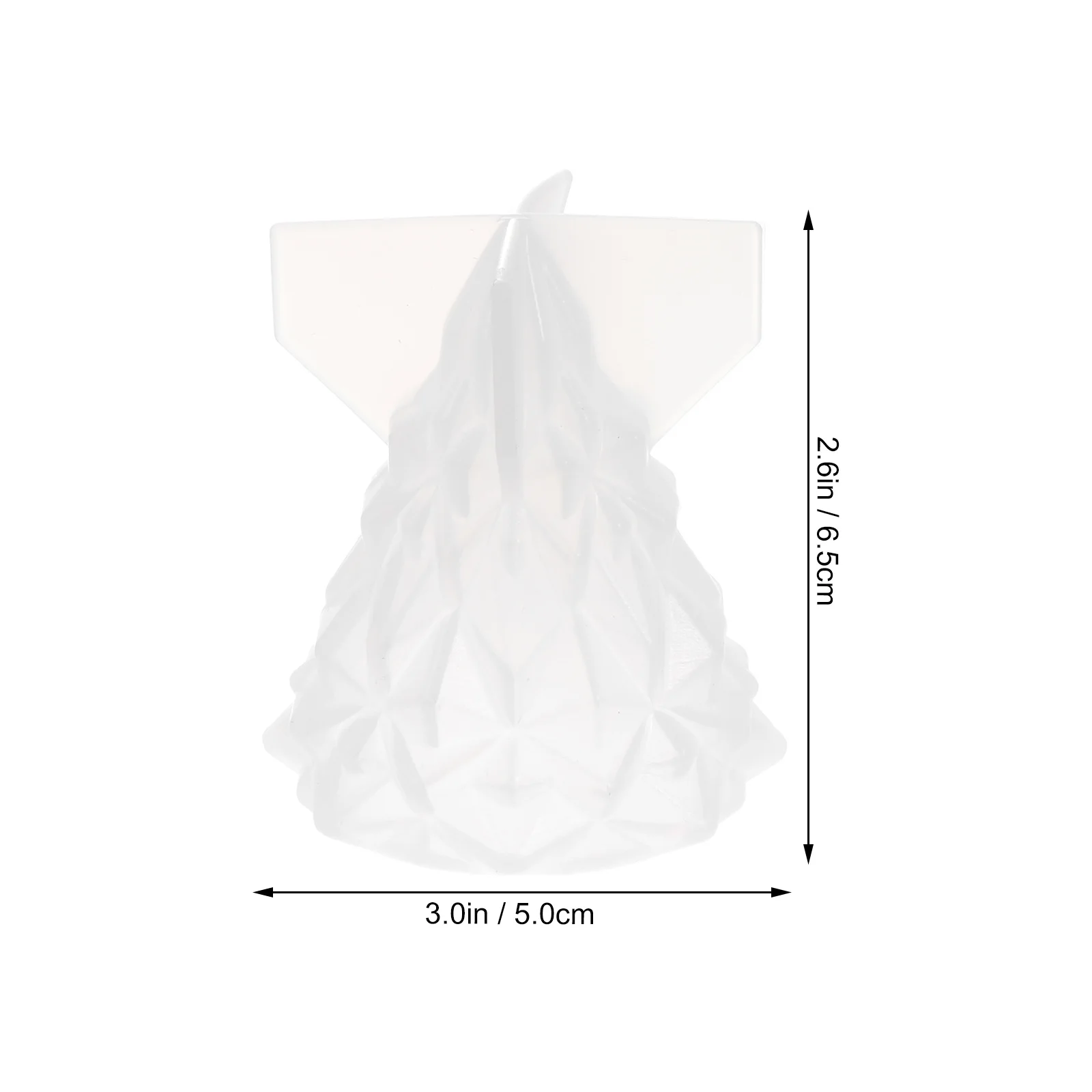 

2Pcs Silicone DIY Christmas Tree Mold 3D Non-Stick Night Light Desktop Ornament Epoxy Resin Mold Creative Home Decoration