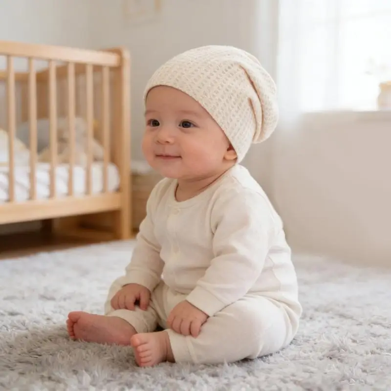 

Soft Cotton Newborns Fetal Cap Baby Hospital Hat With Stylish Design For Daily Warmth And Comfortable Wear A2UB