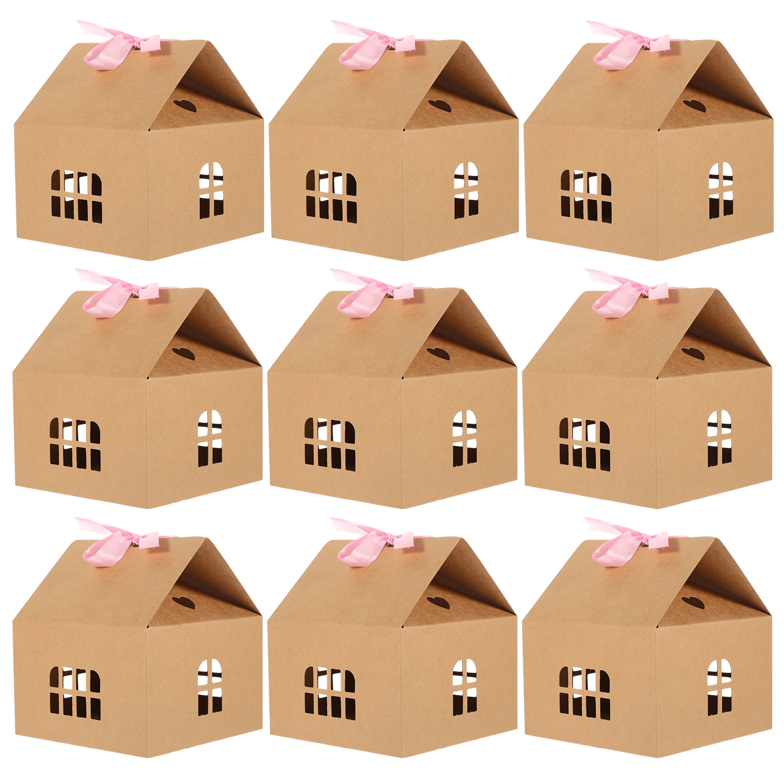 

12Pcs Small Gift Party Favor Cases Paper Candy Boxes Hollow Design Wedding Christmas Decorations Gift Box Candy Box