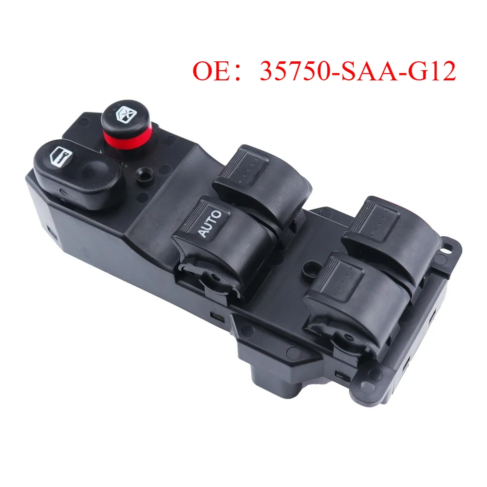 

LHD Master Power Window Lifter Switch Control Button 35750-SAA-G12 for Honda Jazz Fit 2003 2004 2005 2006 2007 2008
