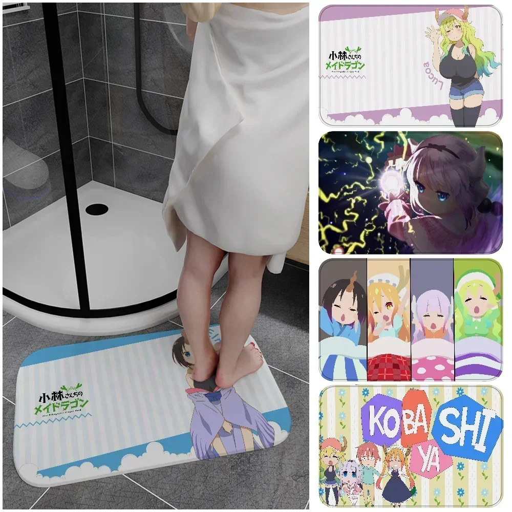 

Кухонный коврик Miss Kobayashi's Dragon Maid, дешевый противоскользящий современный домашний декор с принтом для гостиной, балкона
