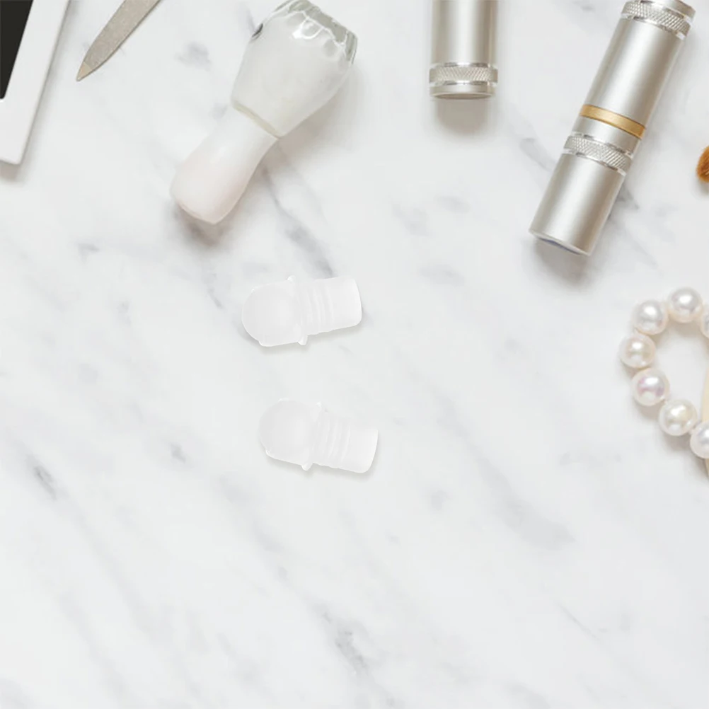 Inserts de boules à roulettes, 40 pièces, boule à roulement lisse, matériau PP adapté aux bouteilles de parfum d'huile essentielle, rouleau rechargeable