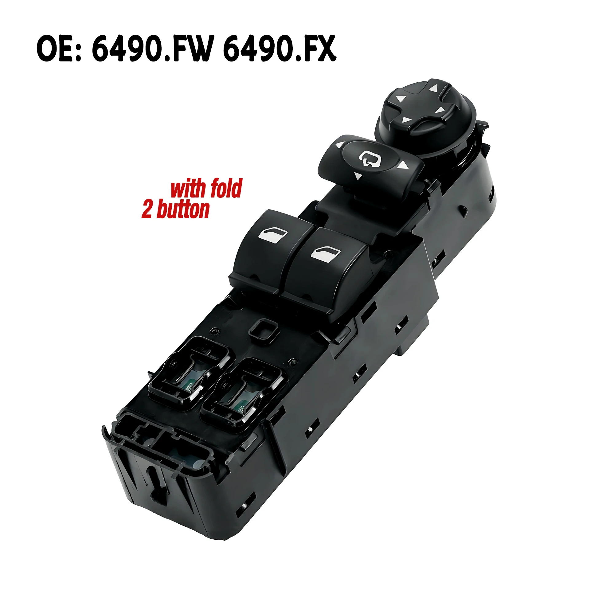 

2-дверный 6490FW 6490FX для Peugeot RCZ 2010 2011 2012 2013 2014 2015, электрический главный стеклоподъемник, кнопка управления