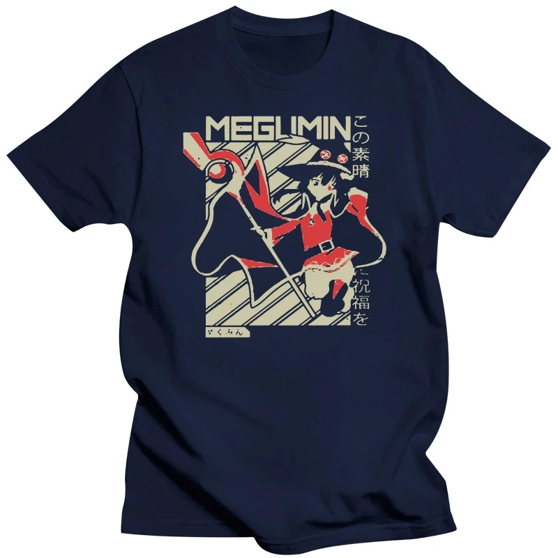 Men tshirt  Megumin   Kono Subarashii  Anime Shirt Unisex T Shirt Printed T-Shirt tees top