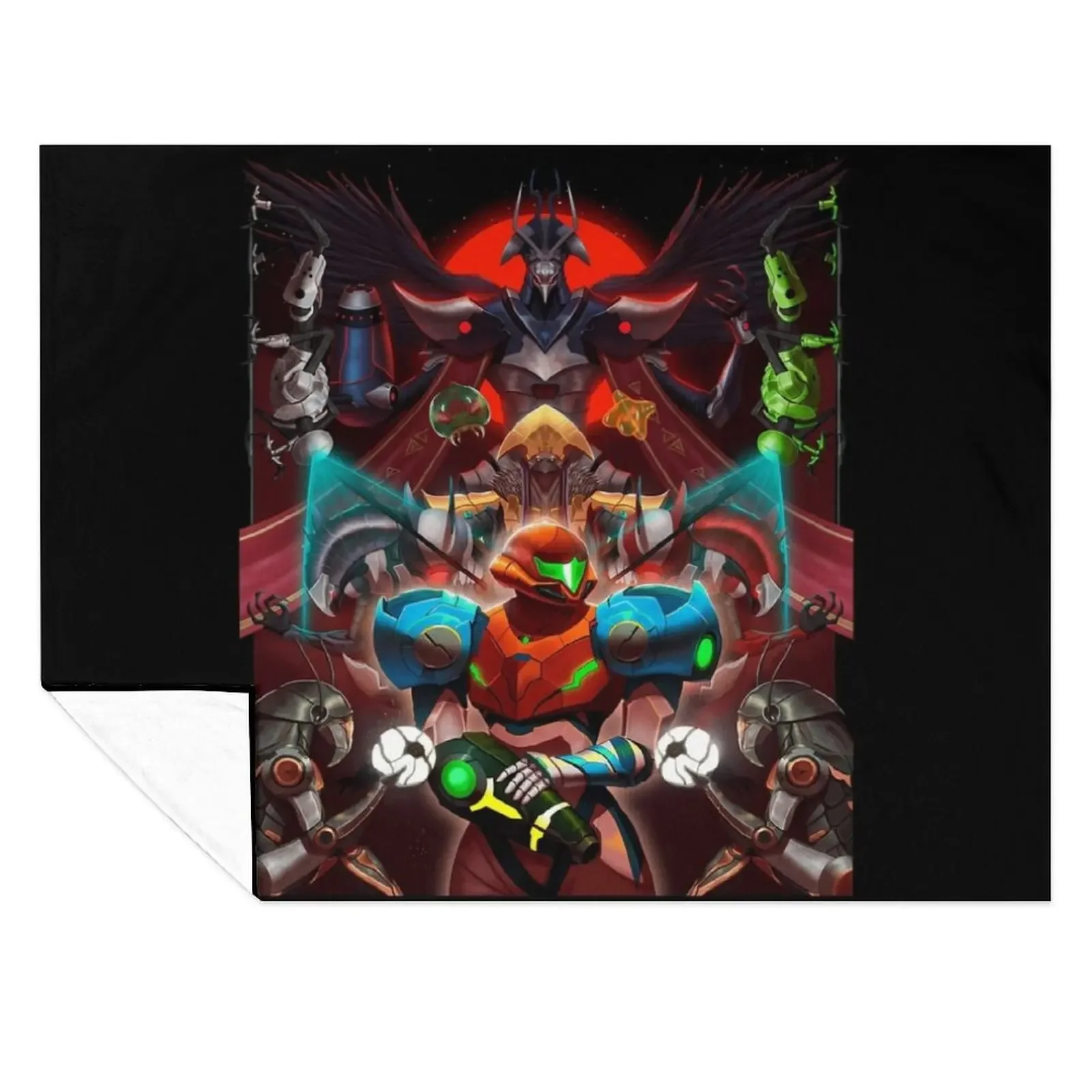 

Metroid Dread Throw Blanket Baby funny gift Plaid on the sofa Thin Blankets