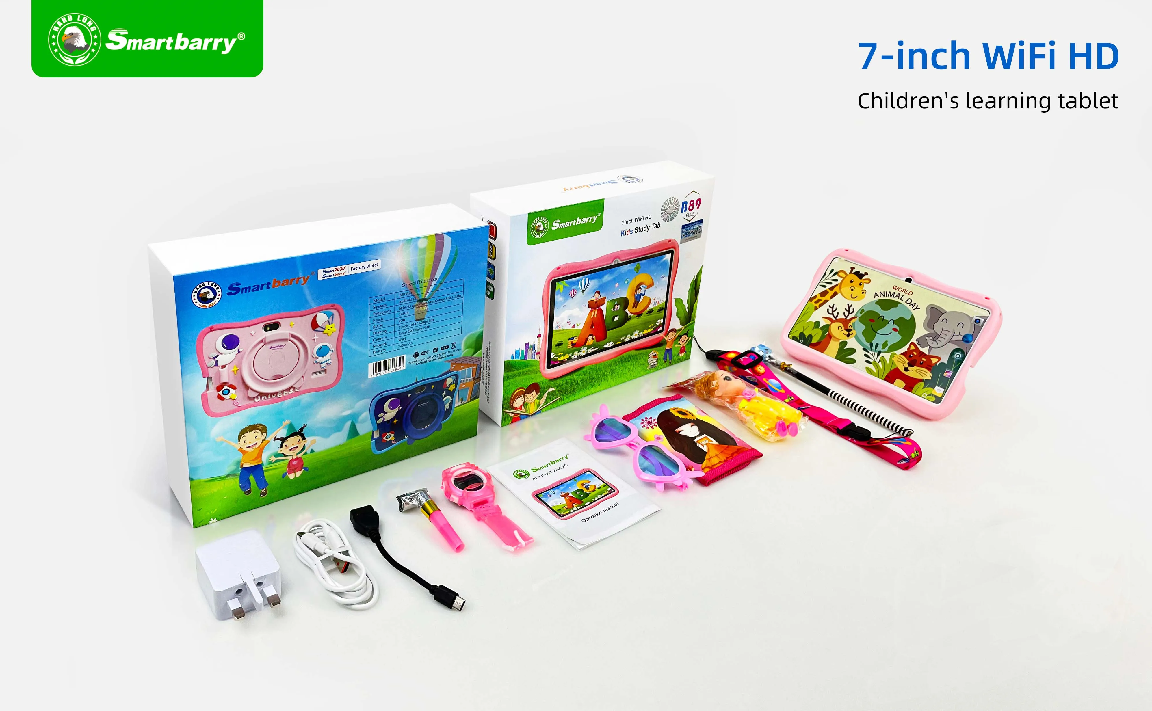 TJXL-1GB + 8GB 7 بوصة Tableta Barata Ninos Pequeno Regalo Estudio Educativo WIFI Camara Leer Libros B89 PLUS Tableta Android #4