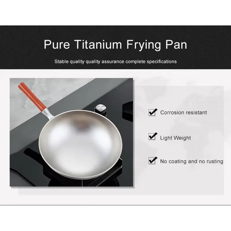 Titanium Non Stick Frying Pan Set Multi Functional Cookware For Gas Induction Stove High Quality Chinese Kitchen Pots Pans