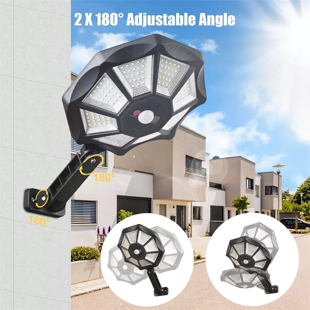 

Solar Street Wall Light Outdoor LED Lights Large Lighting Range With Motion Sensor Waterproof Lamp For Garden Villa Courtyard