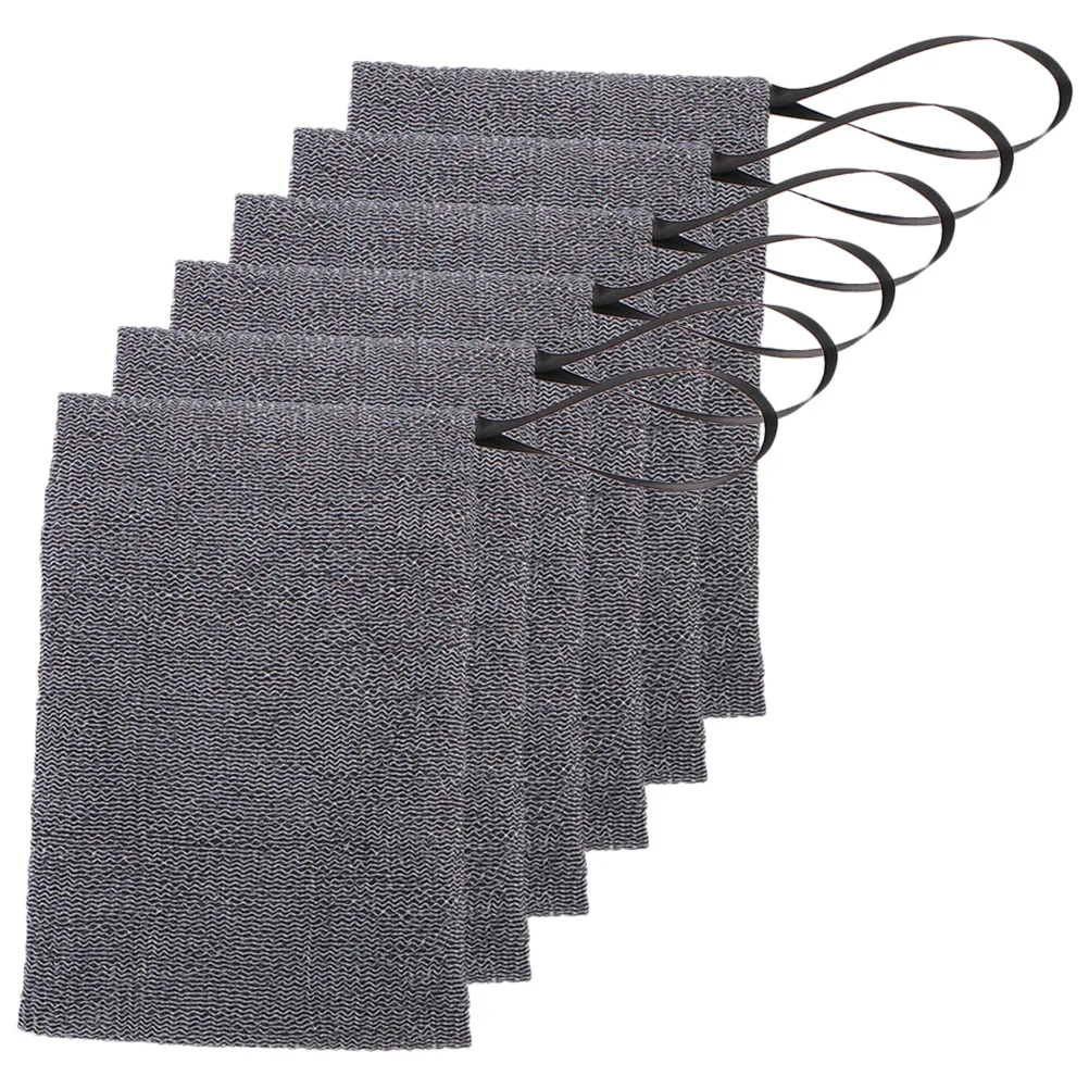 

6pcs Soap Bags H made Bar Drying Pouch Nylon Foaming Mesh Bath Pouches for Skin Exfoliating Scrubber Drawstring