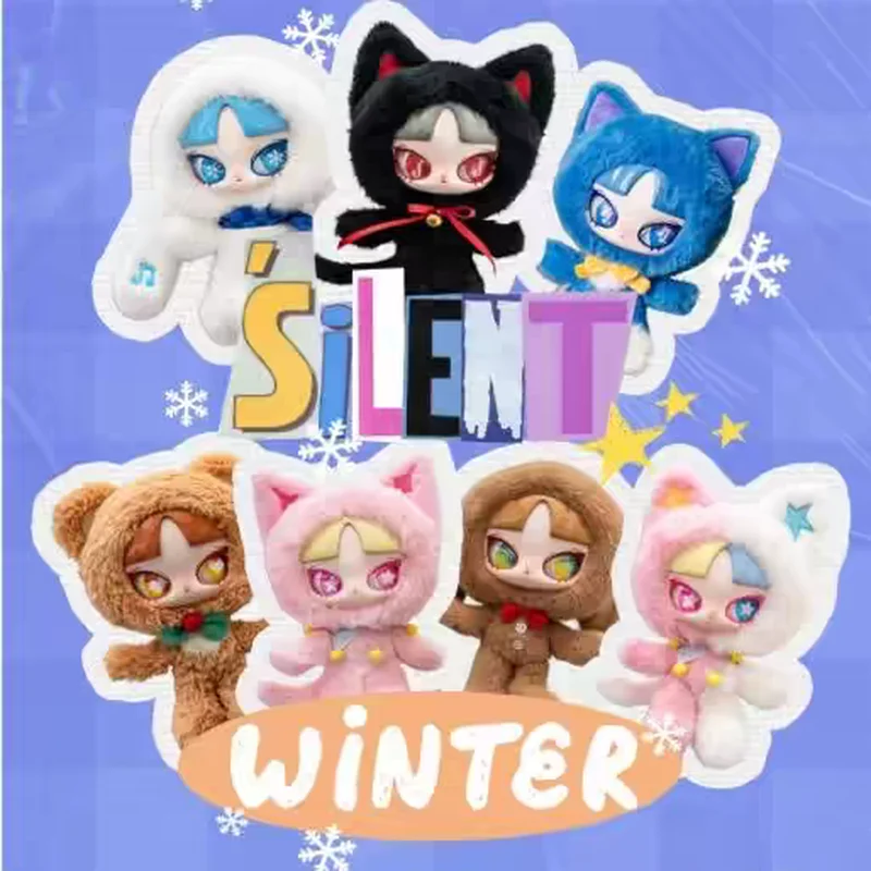 

In Stocks Trnns Authentic Silent Winter Plush Blind Box Vinyl Figurine Desktop Decorative Ornament Gift For Adult Collectors