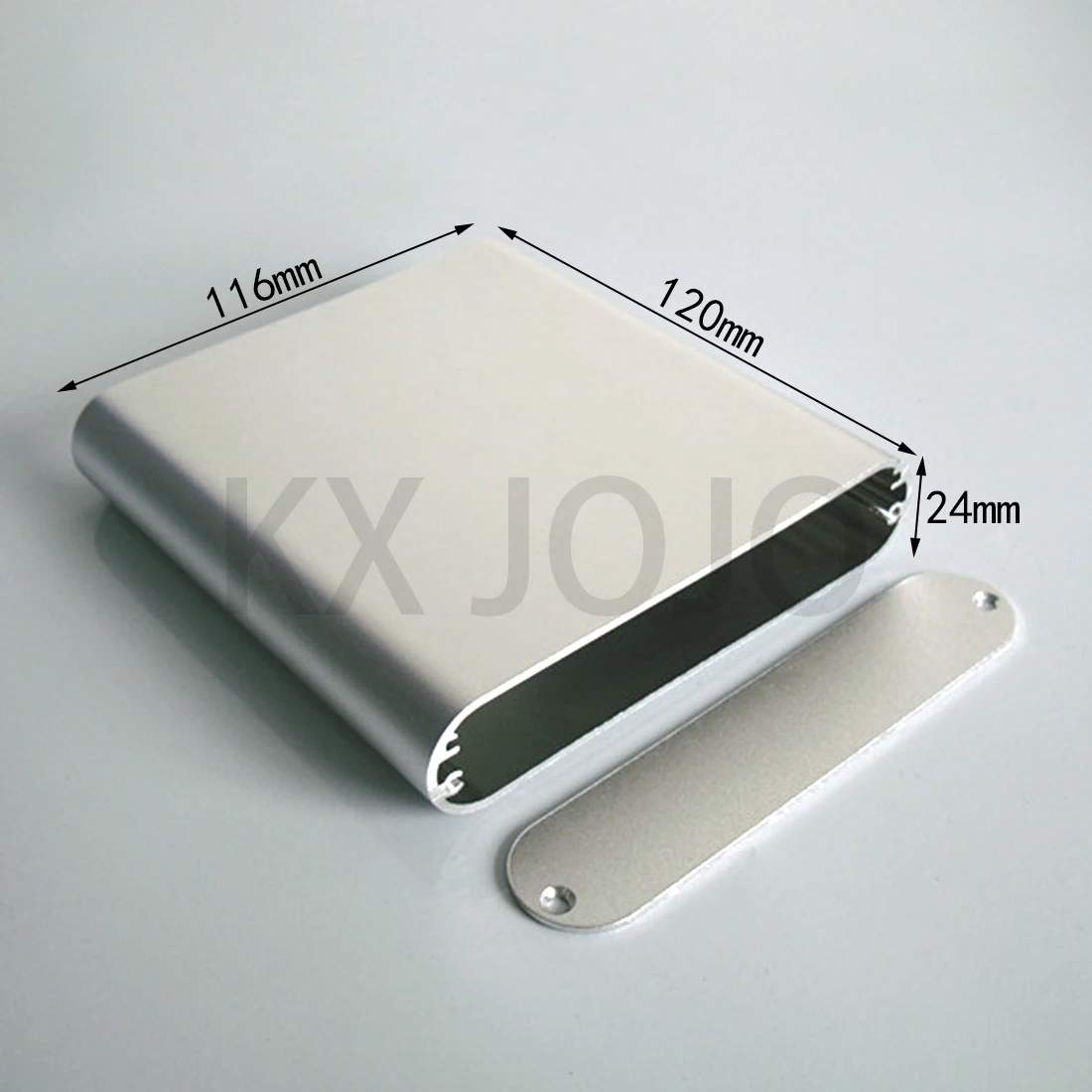 

Aluminum Enclosure 116*24*100mm Integrated Waterproof Box Silver Profile Shell Electronic Components