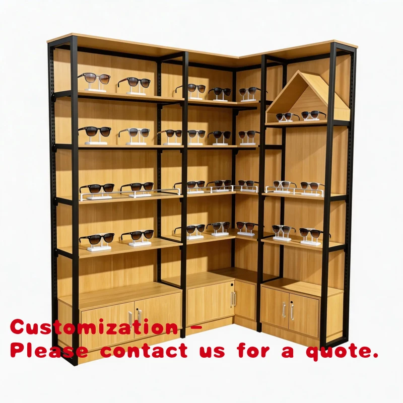 

Customize.Retail Store Wood Rack showcase Corner Display Shelf Cabinet Shelving Display Shelves Rack Shop
