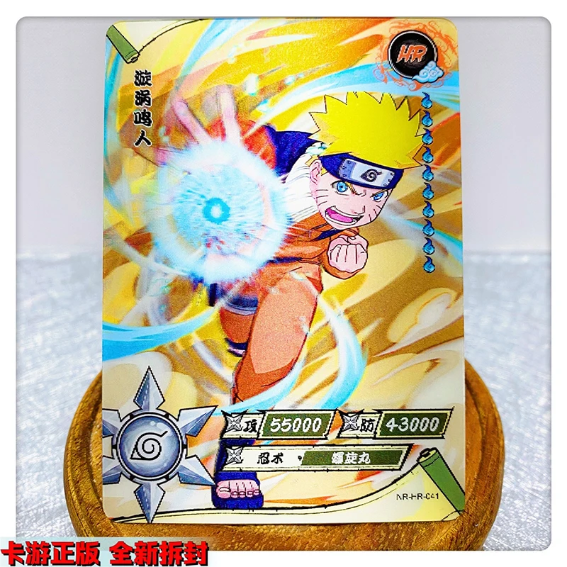 Kayou HR Card 36~70 Series Naruto Uchiha Sasuke Nohara Rin Sasori Christmas Birthday Gift Game Toys Rare 3D Collection Card