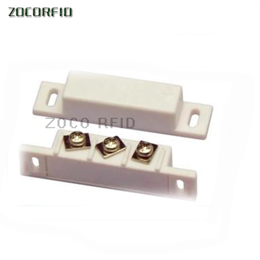 10pairs/Lot Magnetic Reed Gap Switch NC+NO type Combined Door/Window Contact Sensor for Wireless Security Alarm System