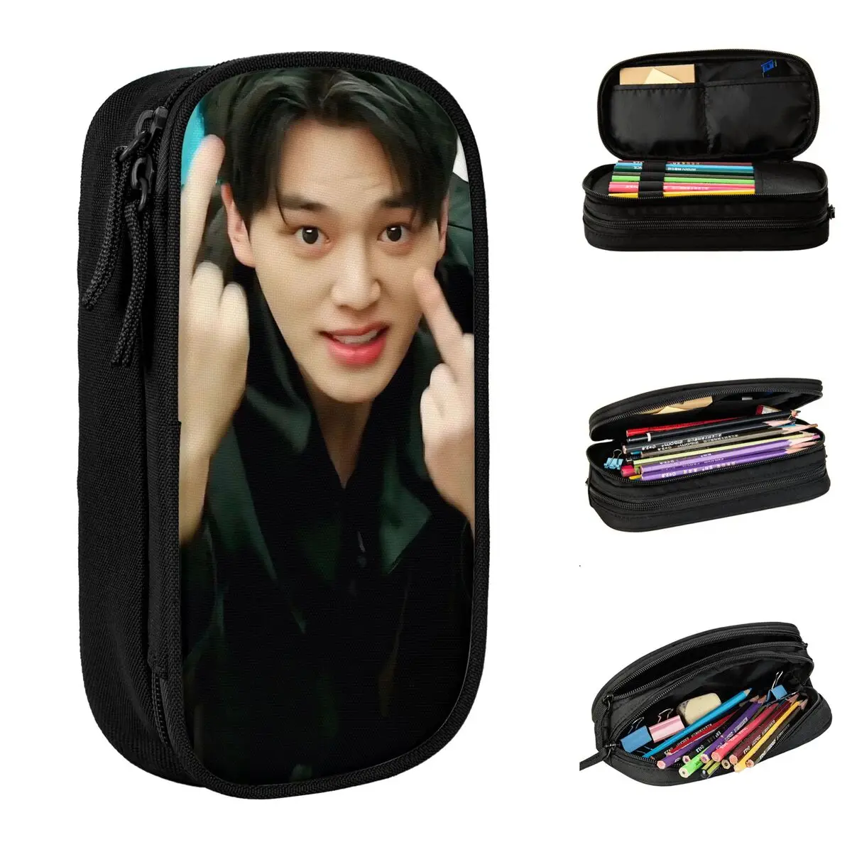 

Song Kang My Demon Actor пенал большой емкости пенал для девочек и мальчиков школьные пеналы дизайн канцелярские принадлежности органайзер