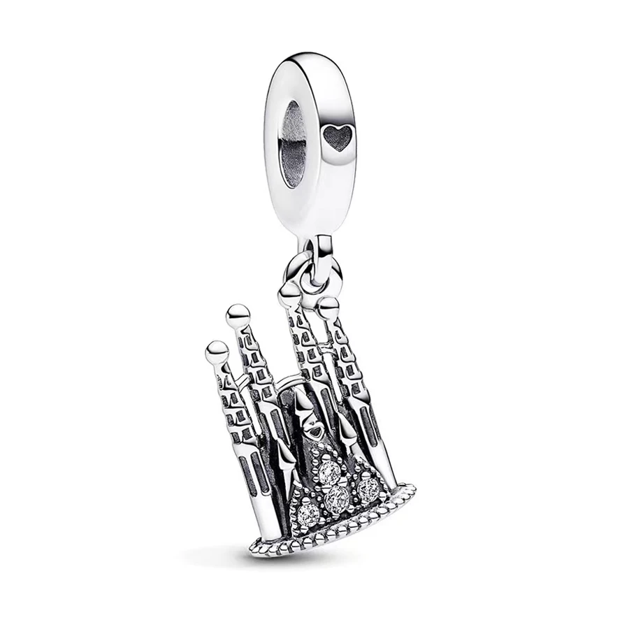 Barcelona Monument Hanging Pendant Charm Fit Original Pan Basic Bracelet DIY Women Jewelry New Arrivals image 2