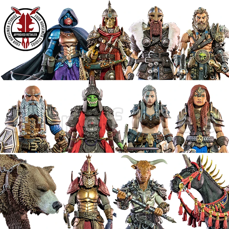 

[Pre-Order]1/12 6inches Four Horsemen Studio Mythic Legions Action Figure Rising Sons Anime Toy