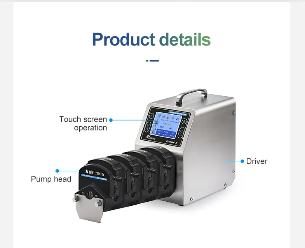 BT600LC-S Intelligent Multi-channel Mine Flotation Metering Peristaltic Pump
