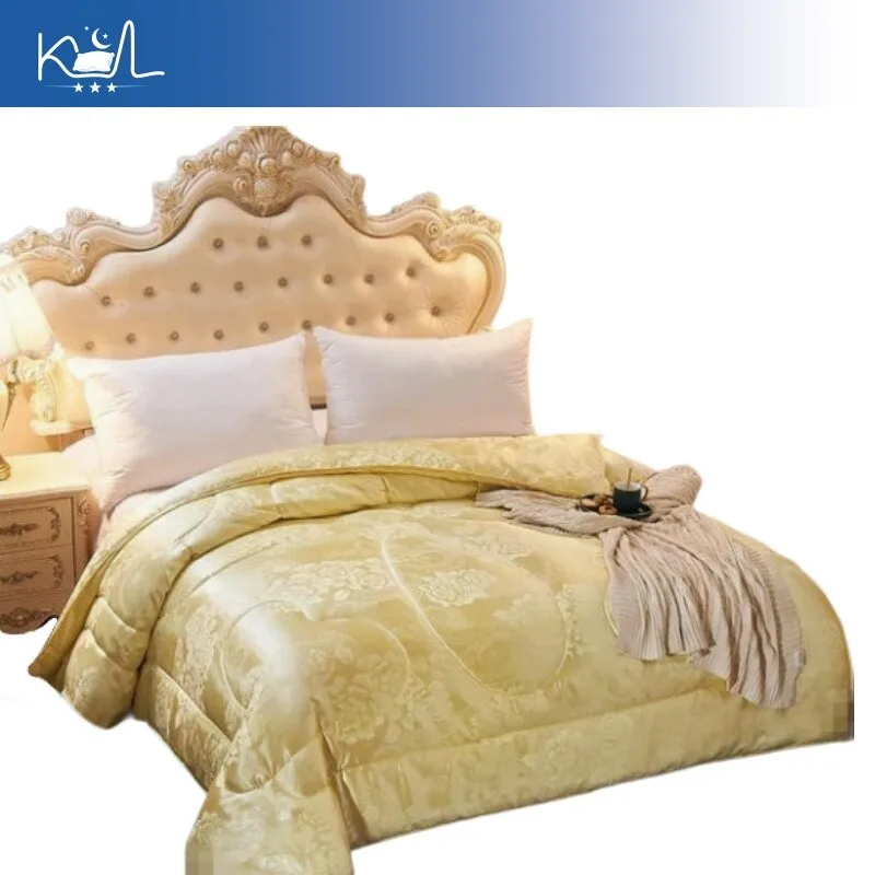 100% Natural Mulberry Silk Quilt All Season Portable Breathable Luxurious Bedding