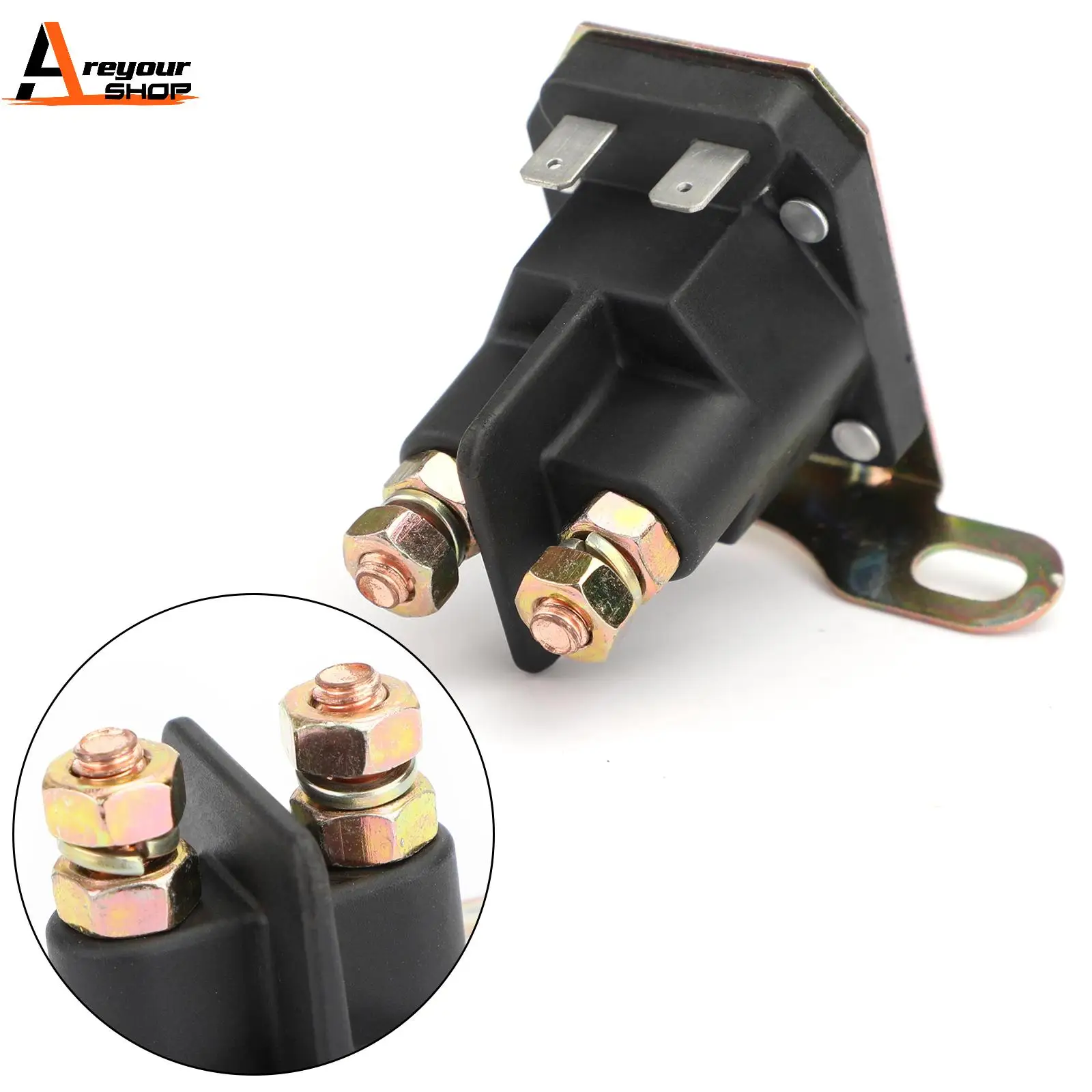 Areyourshop OEM Starter Solenoid  Relay MTD AM138068 725-04439 862-1211-211-16 4 Terminal ATV Accessories Parts