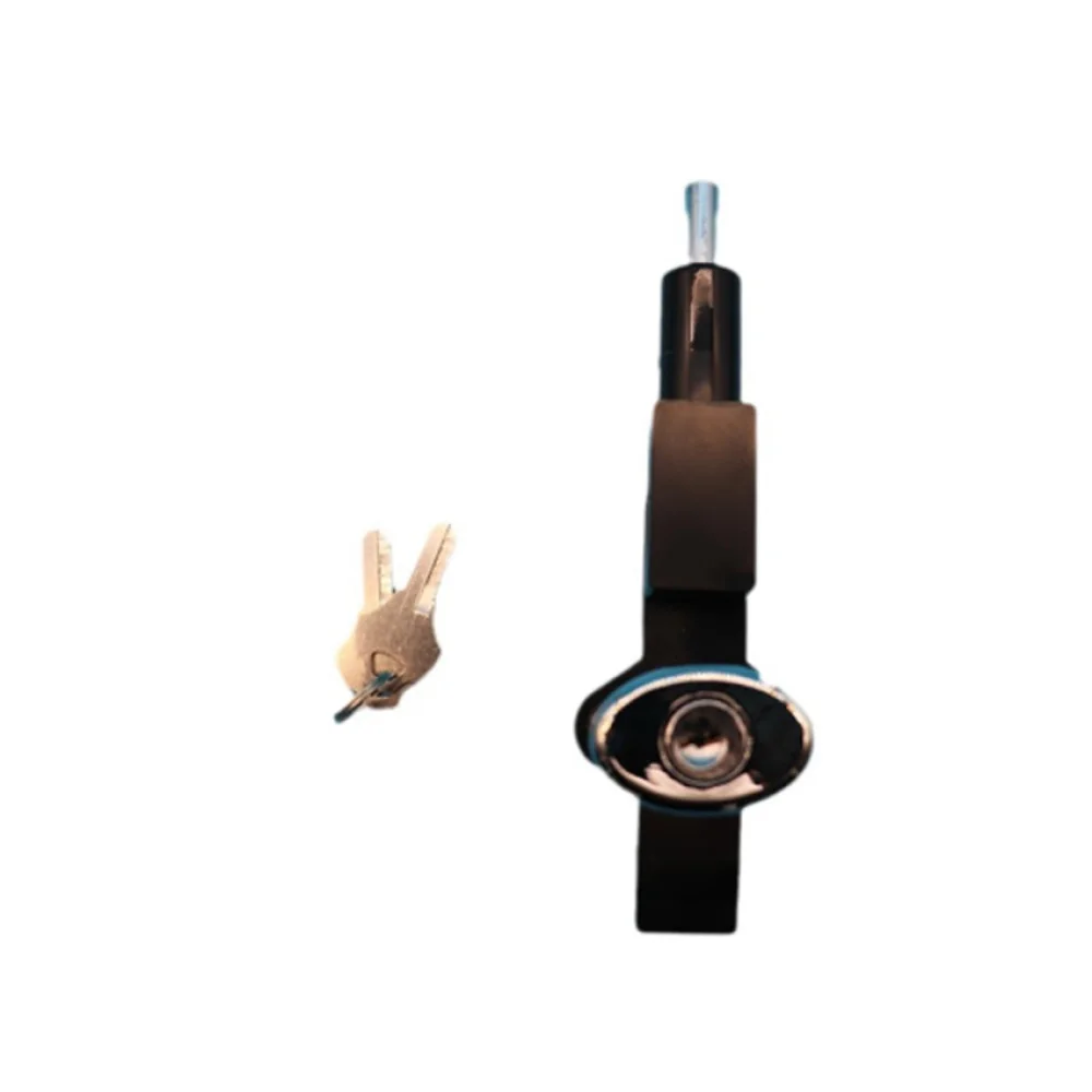 1 قطعة قفل ثلاجة مزدوج الباب مع مفاتيح الفريزر التجاري سبائك الزنك قفل مضاد للسرقة قفل قطع غيار الخزانة الباردة