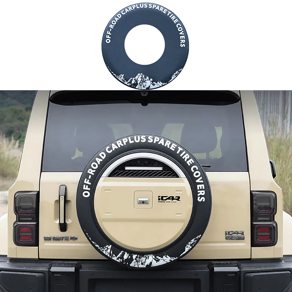 Thickened Spare Tire Cover  for CHERY ICAR V27 2026 Rear Tailgate Leather Spare Tire Cover Modified Tire Exterior Accessories