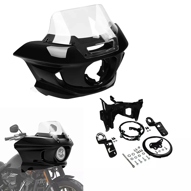 Headlight Fairing w/ Bracket Mount Fit For Harley Low Rider ST FXLRST 2022-2024 Motorcycle