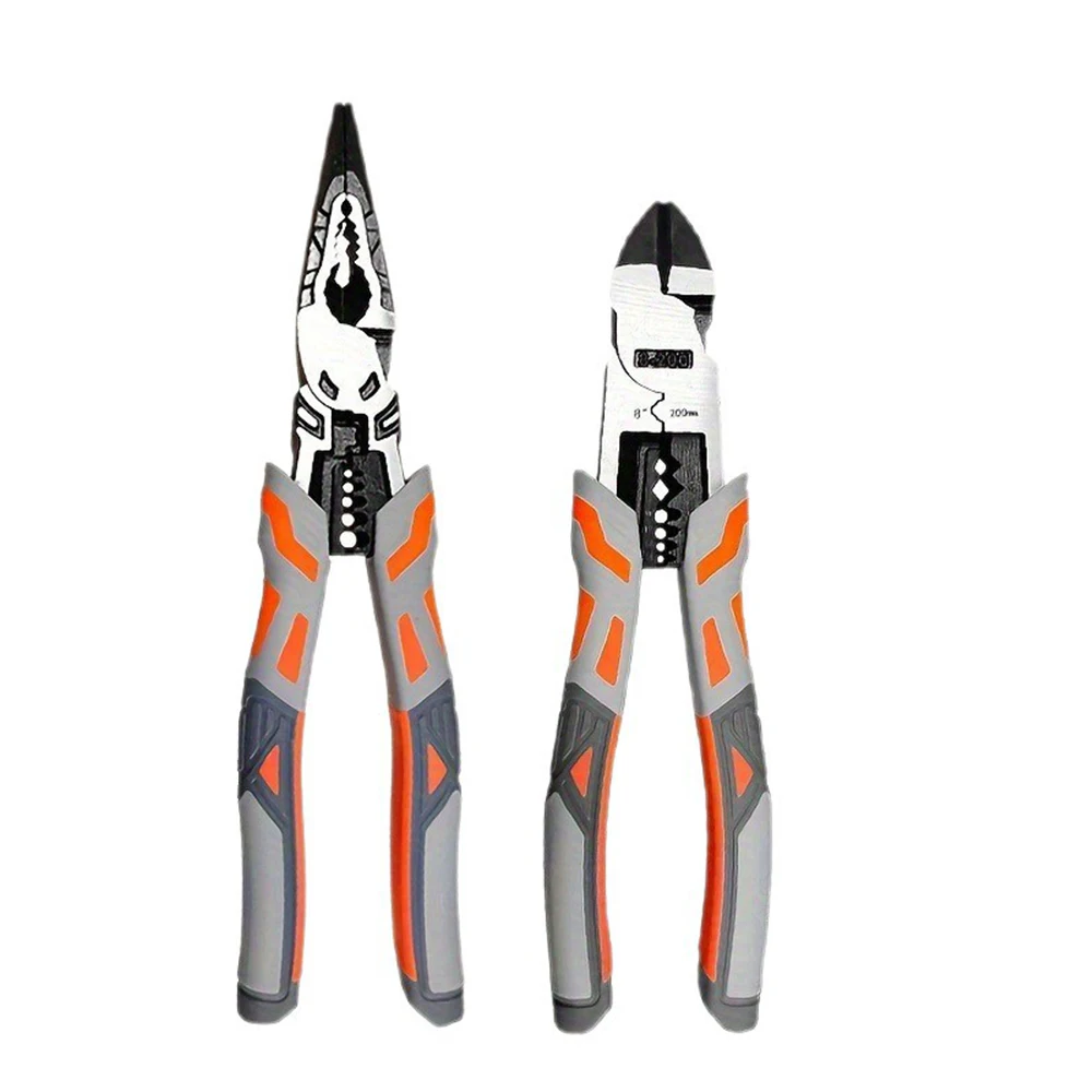 8/9 inch Multifunctional Wire Cutter German Electrician's Pliers Thickened Clamp Head Chrome Vanadium Steel Electrician Tools