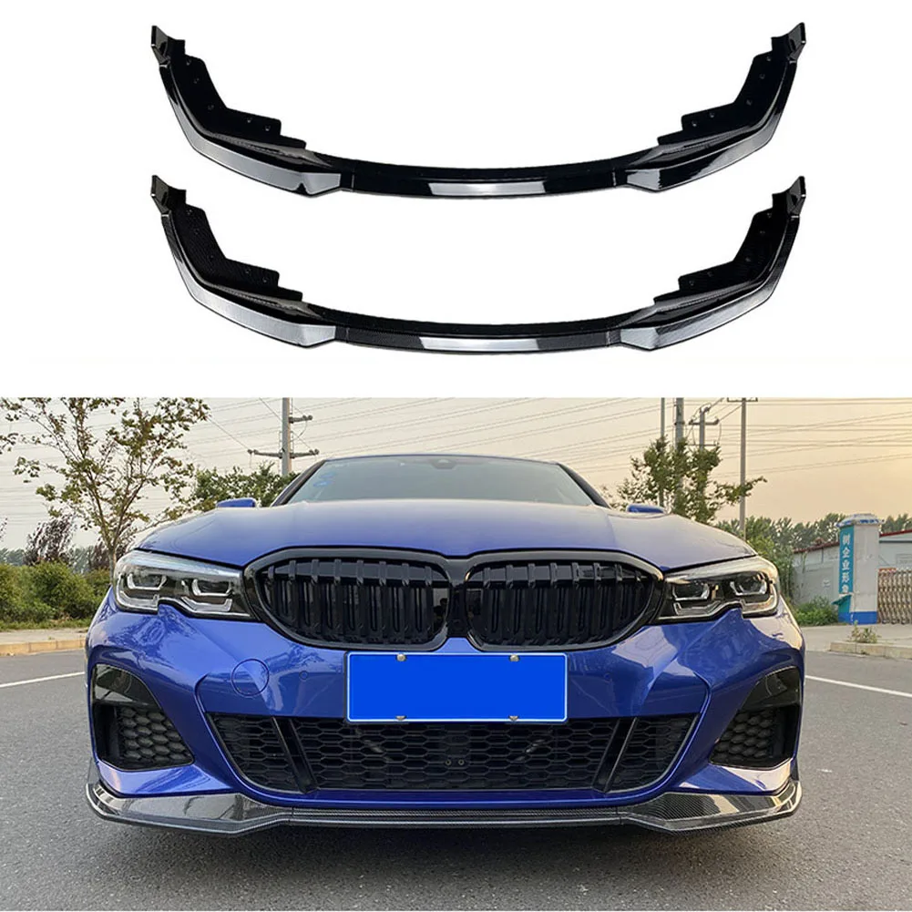 

3 Stage Front Lip Splitter Spoiler Side Lower Splitters Body Kit For BMW 3 Series G20 M Pack 2019-2022 320i 330i MP