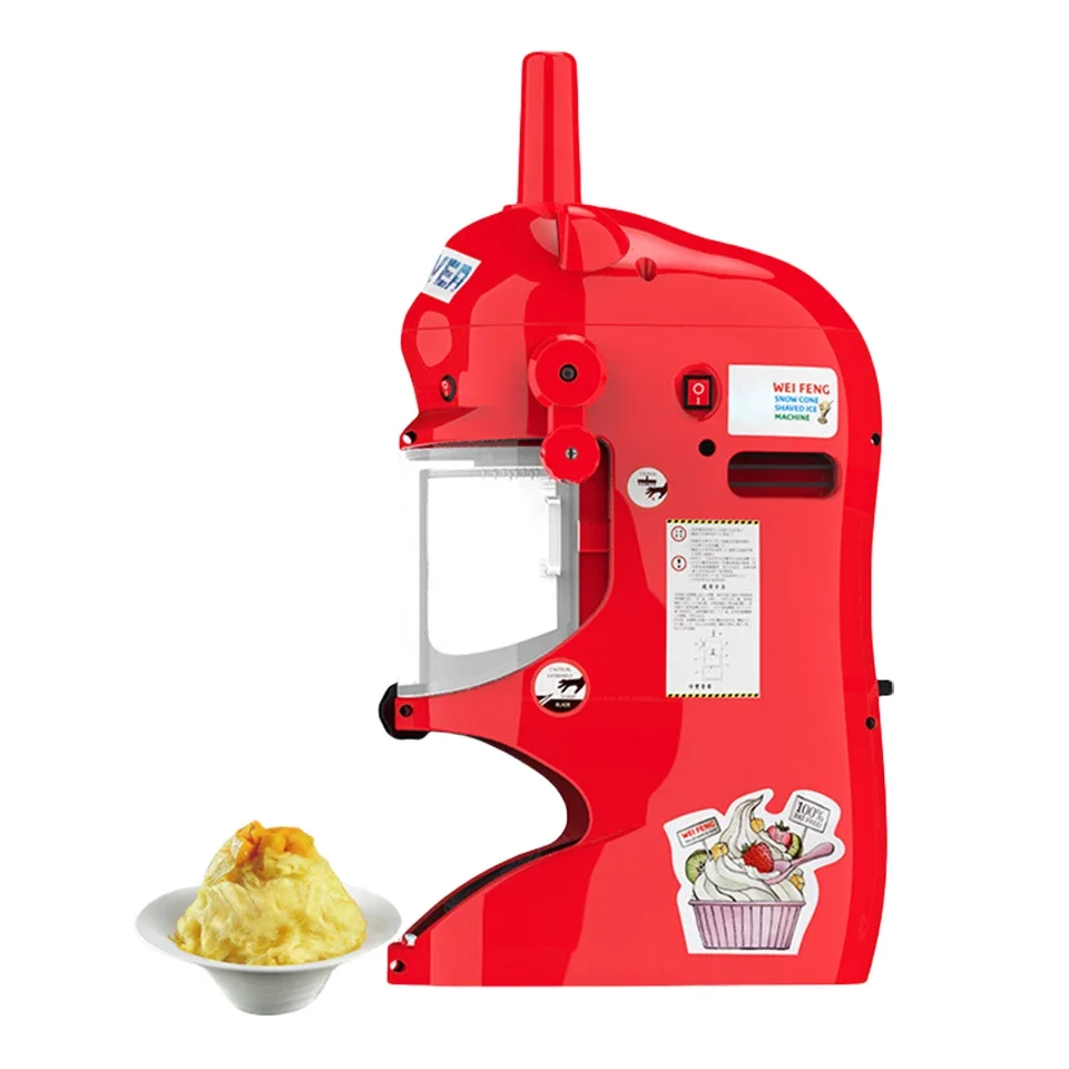 

A299 Electric Ice Shaver & Snow Cone Maker Crusher for Kitchen & Concession Equipment Perfect for Summer Treats & Beverages