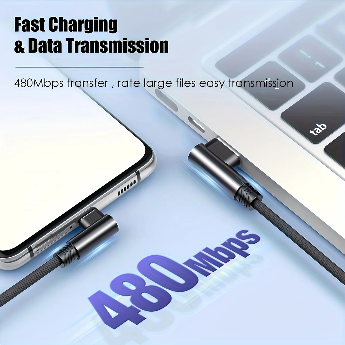 고속 충전 및 데이터 동기화 USB-C 케이블, 20-30W, 길이 선택 (1m - 3m), 다중 장치 호환성