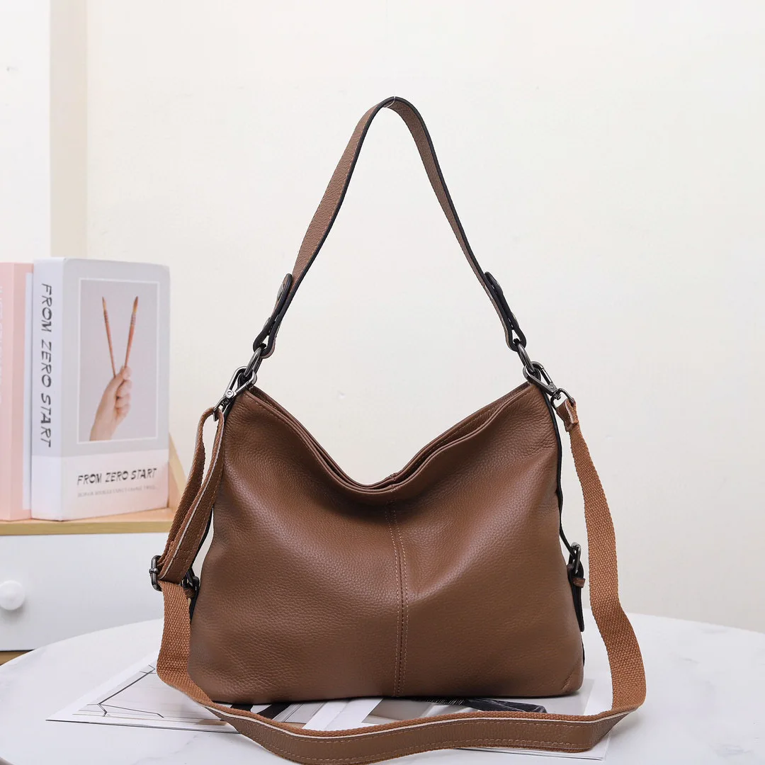 

Женская модная большая сумка-тоут из натуральной коровьей кожи, роскошная брендовая дизайнерская женская сумка через плечо из воловьей кожи