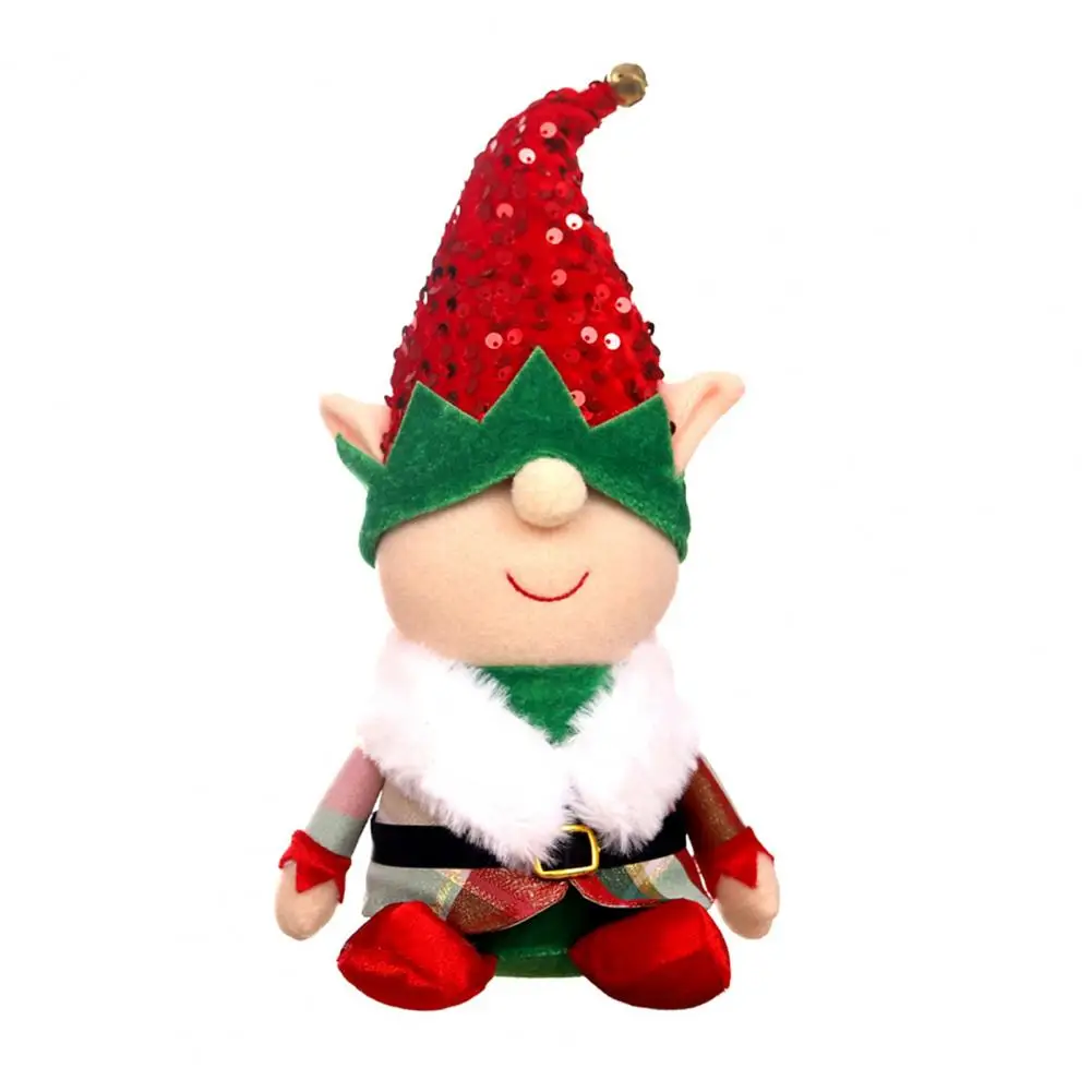 

Shelf Ornament Elf Doll Plush Elf Doll Festive Holiday Decor Adorable Faceless Elf Gnome Plush Ornaments for Home for Christmas