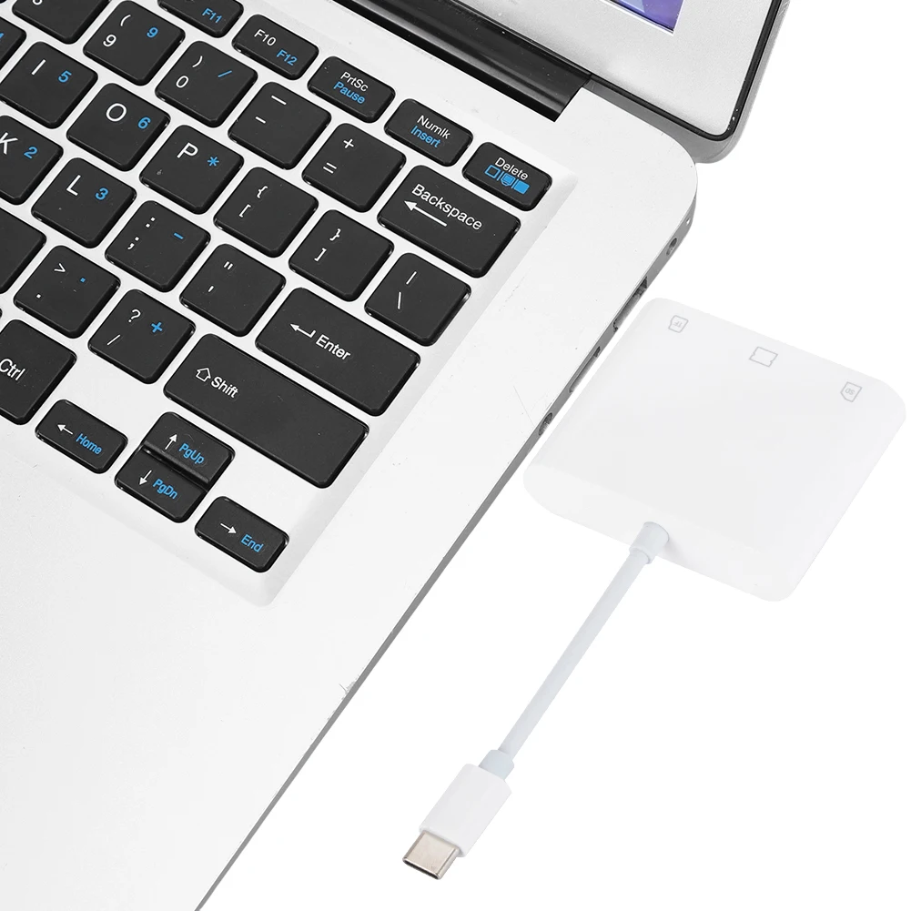 3-in-1 Type C To CF/SD/TF Card Adapter SD Card Adapter Memory Card Reader CF SD TF Compact Camera Card Reader for iPad iPhone 15