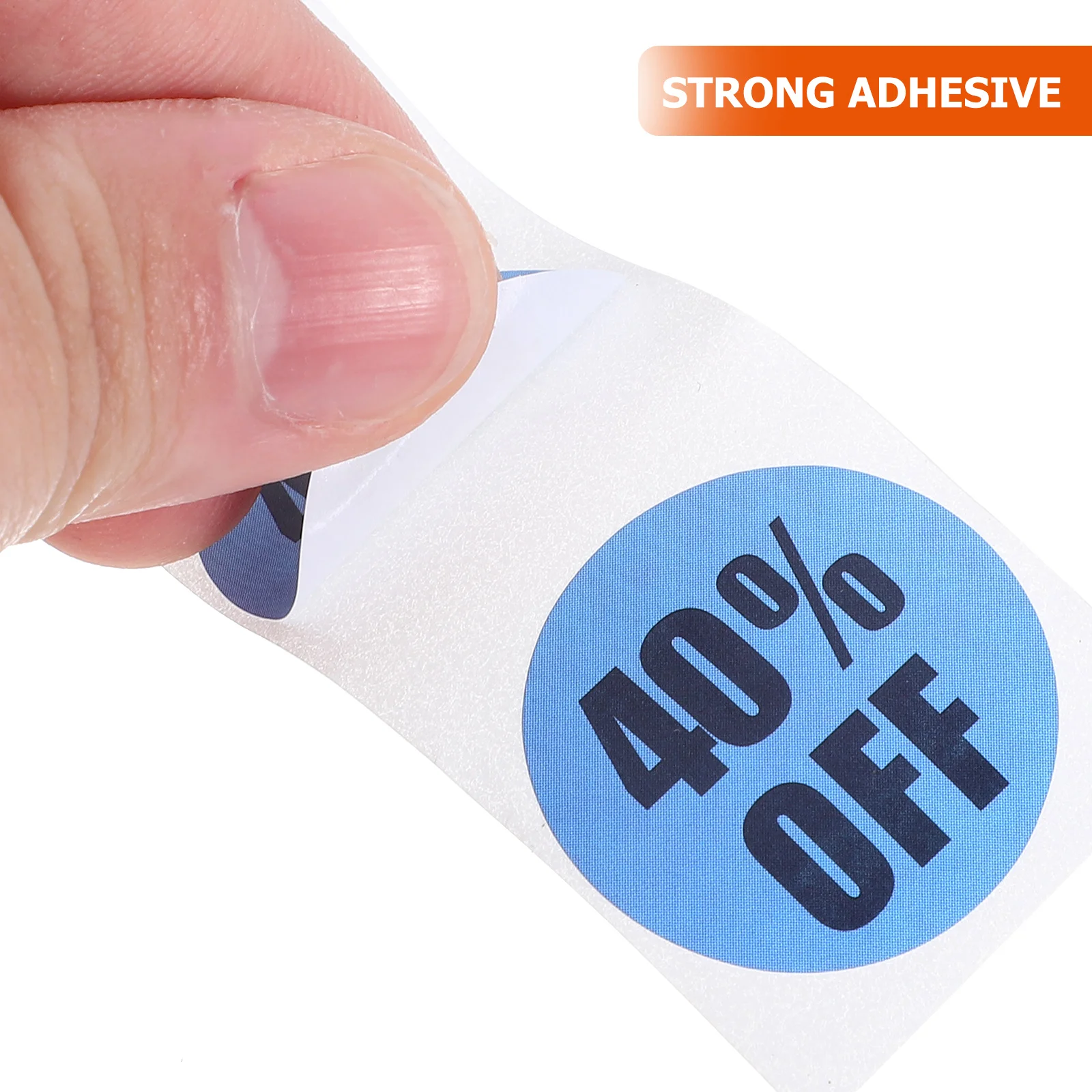 

6 Rolls Strong Adhesive Stickers Labels For Retail Store Supermarket Price Decals Resale Business Sale Display Colored