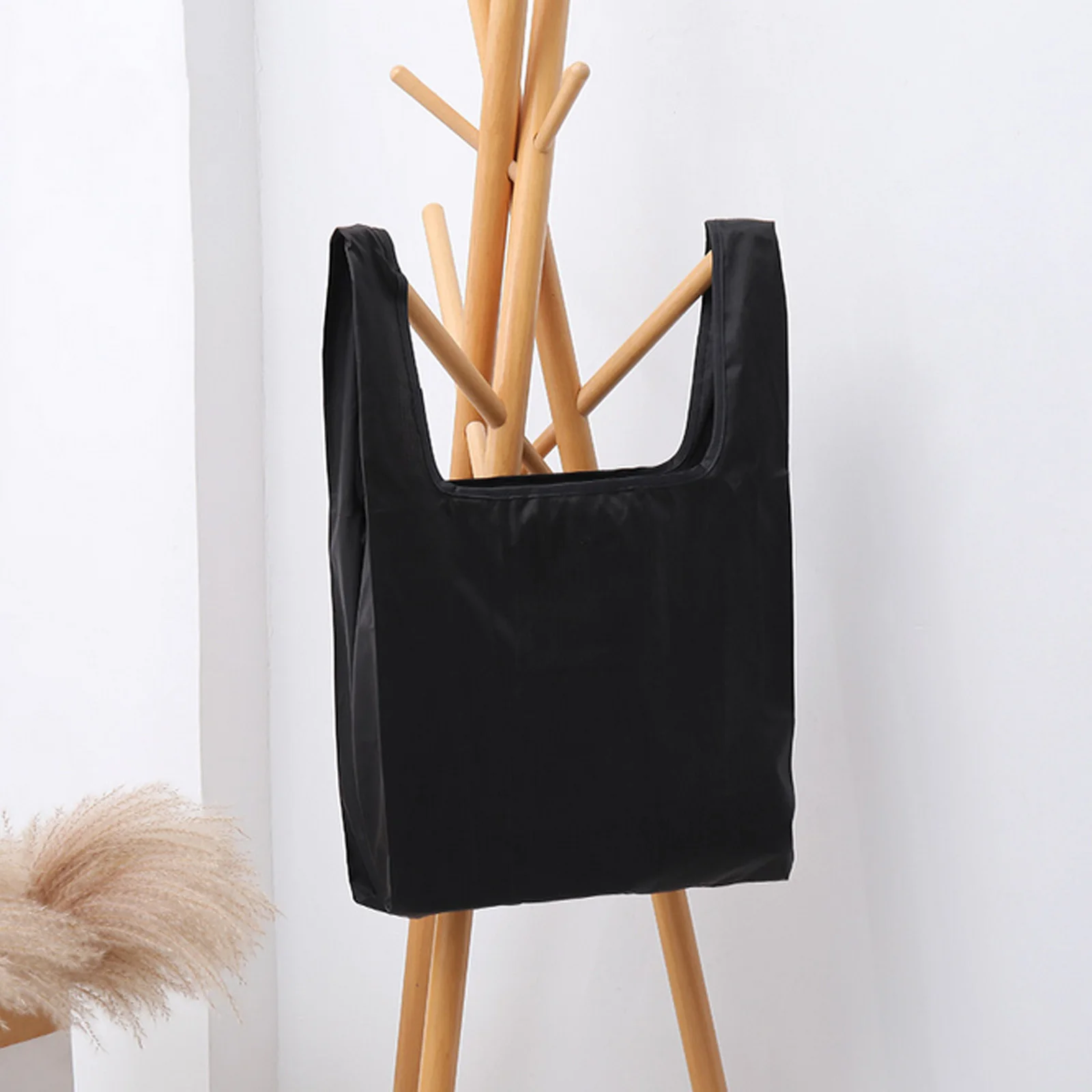 

Waterproof Shopping Bag Large Capacity Foldable Tote Reusable Grocery Storage Vegetable Food Pouch Portable Travel Bag Oxford