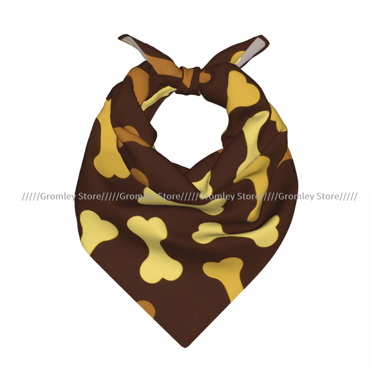

Dog Bone Pattern Square Bandana Outdoor Sports Headwear Scarf