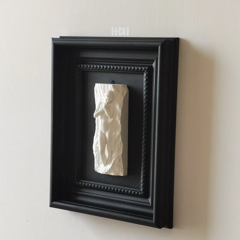 One plus one | Cement concrete three-dimensional relief sculpture decorative painting 