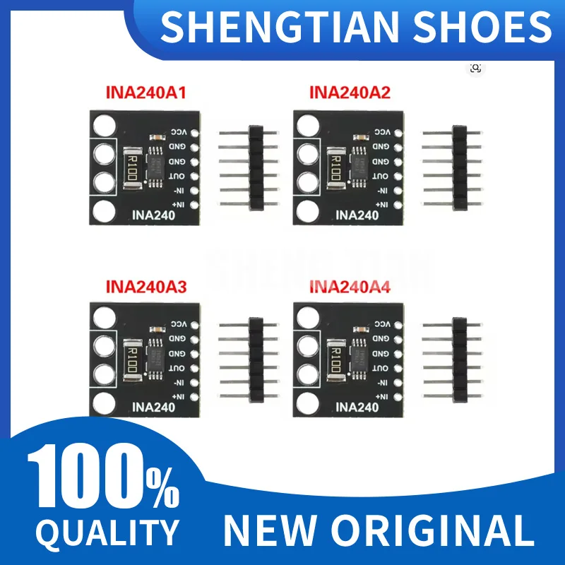 INA240 Module INA240A1 current detection amplifier current monitoring dual Way Current Collection