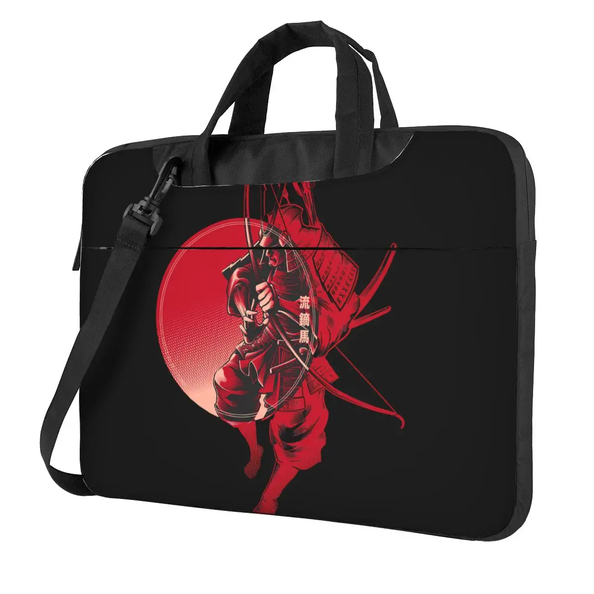 

Yabusame - Samurai Archer Laptop Bag Case Protective Vintage Computer Bag Bicycle Crossbody Laptop Pouch