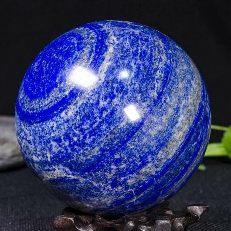 Natural Lapis lazuli jasper Quartz Sphere Crystal Ball Reiki Healing