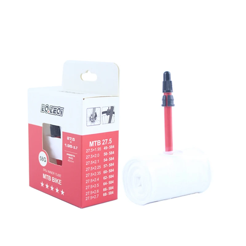LQ.LEQI MTB 29 26 27.5 Bike Inner Tube Ultralight Camera TPU 29x1.95 2.0 2.1 2.2 2.3 2.4 2.5 2. 6 2.7 Inch Mountain Bicycle Tire