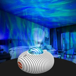 LED Galaxy Projector Night Light with Bluetooth 5.0 Speaker Timer and Remote Control 14 Colors Built-in 5 Music Star Projector