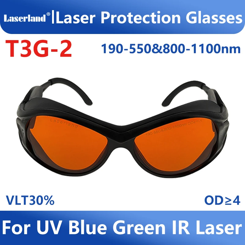 T3G 532nm 1064nm 800-1100nm Laser Glasses Safety Protection Glassess for Eyebrow Tattoo Removal Picosecond ND:YAG