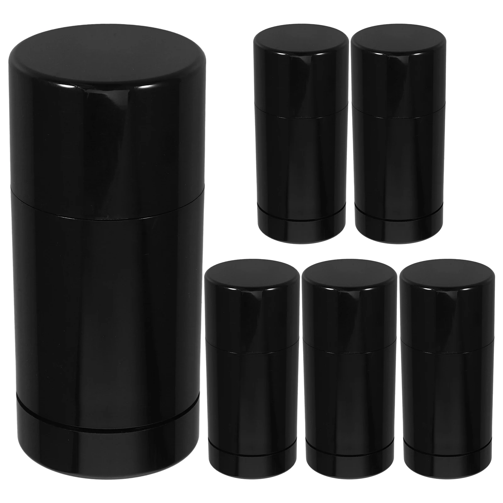 

6pcs Refillable Leak-Proof Plastic Cream Containers Compact Travel Size Empty Bottles For Skincare Dispenser Container