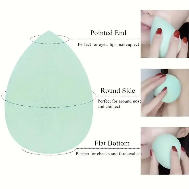 4pcs/set Color Mixing Beauty Egg Beauty Sponge Makeup SpongeMakeup Tools Foundation Make-up Facial Makeup Tools Makeup