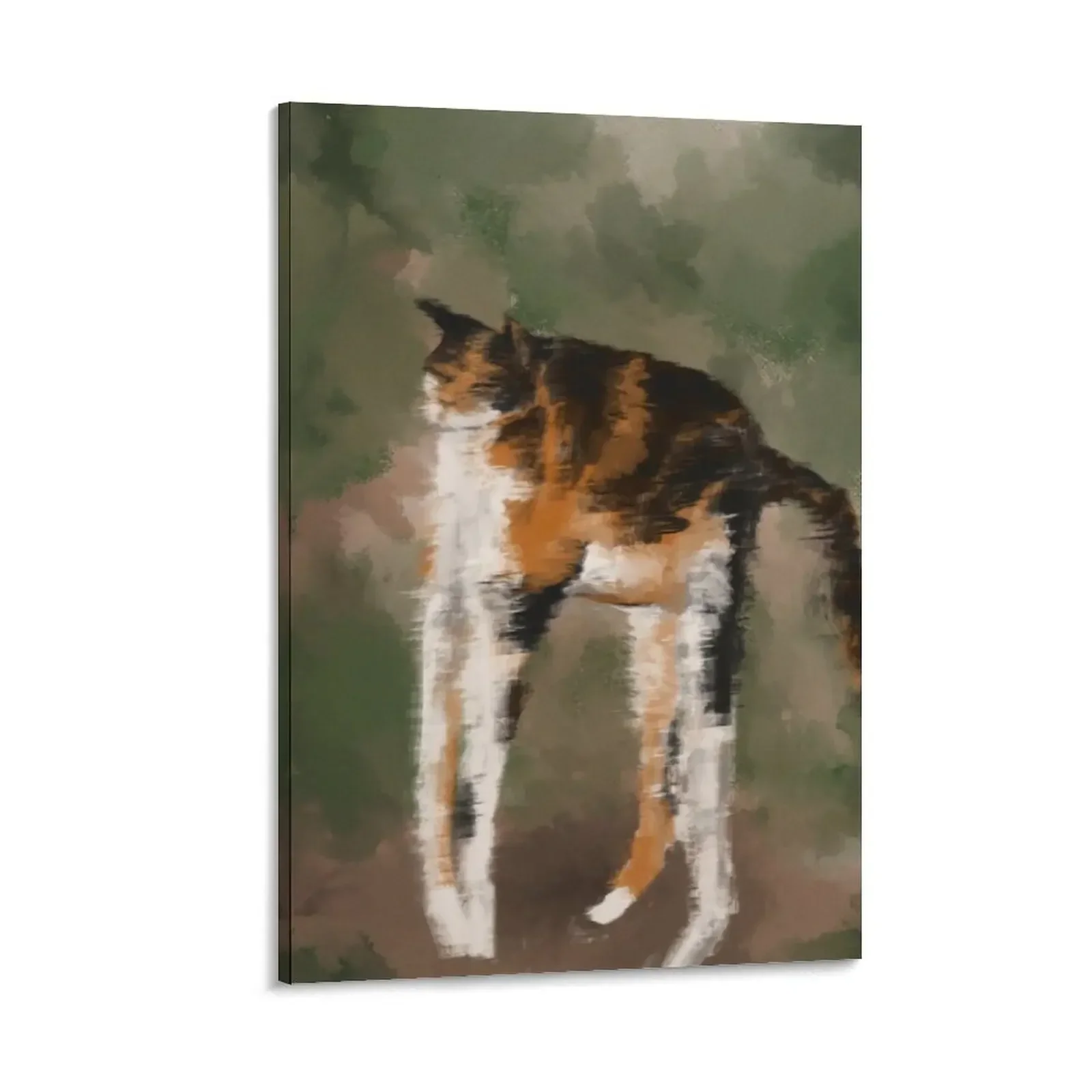 

Le Chat Calicot (The Calico Cat) Canvas Painting decorative wall poster Bedroom deco japanese room decor